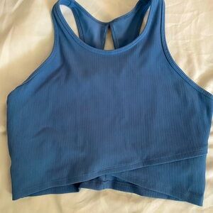 Halara long bra/tank. Has a shelf bra, size L.